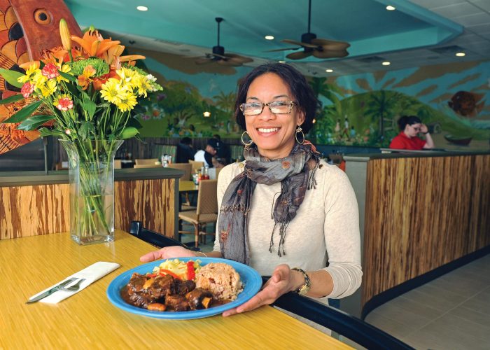 Carena Ives at her restaurant’s new building on Richmond’s southside.