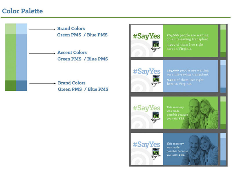 brand standards- Donate Life